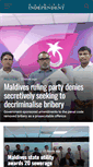 Mobile Screenshot of maldivesindependent.com